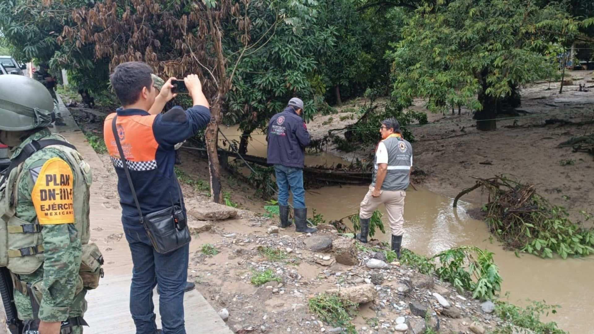 Se Desbordan Río Actopan y Laguna Lagartos; Afectan Varias Viviendas en Veracruz