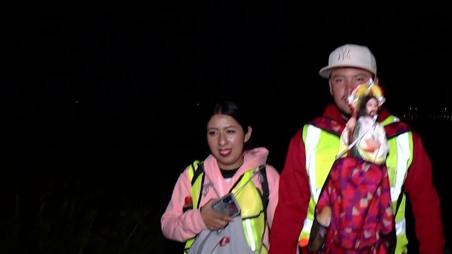 Feligreses Recorren 55 Kilómetros a Pie Para Llegar al Santuario de San Judas Tadeo
