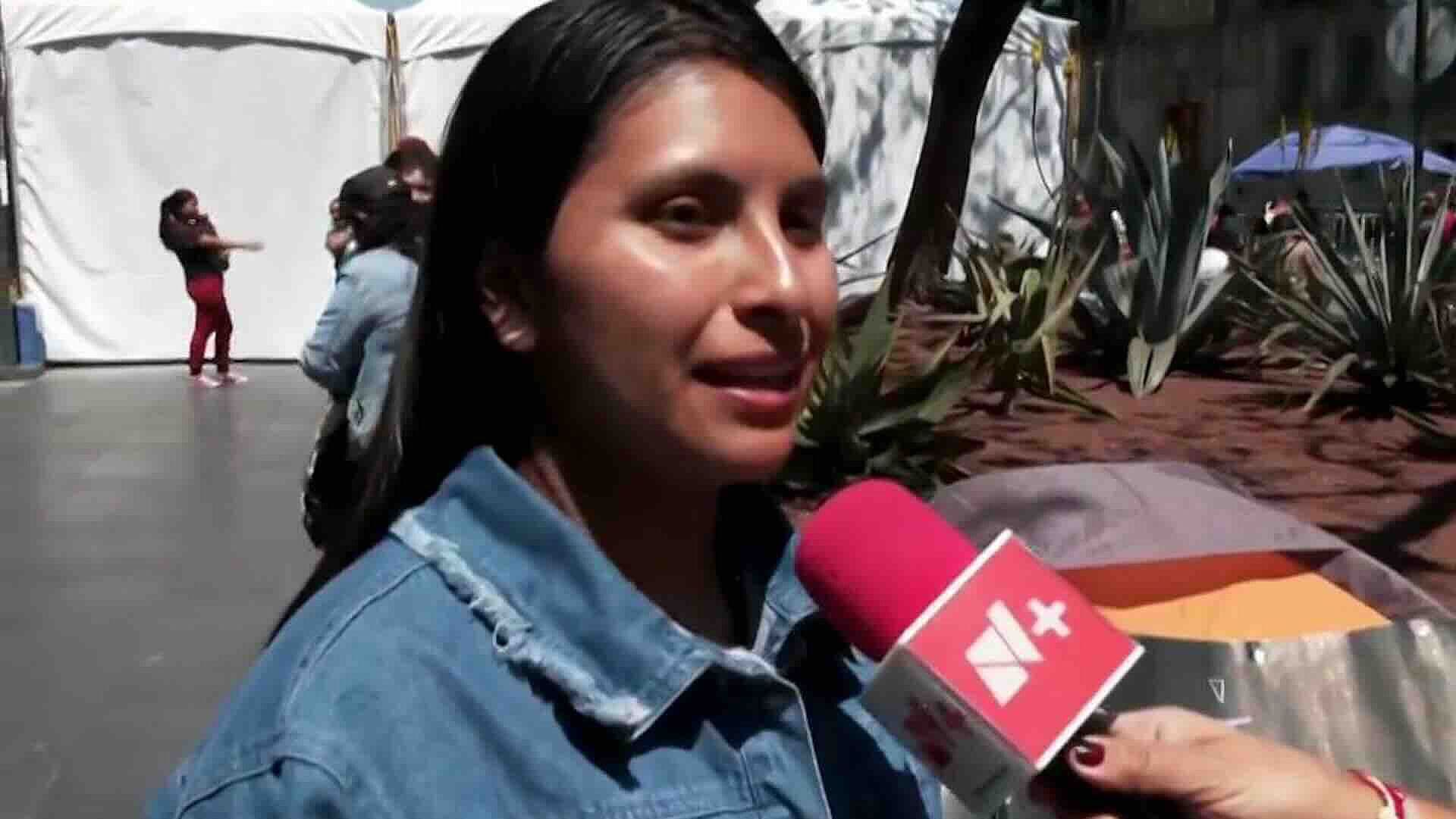 Sodalys y Su Novio Son los Primeros en la Fila para Concierto de Shakira en el Zócalo Capitalino