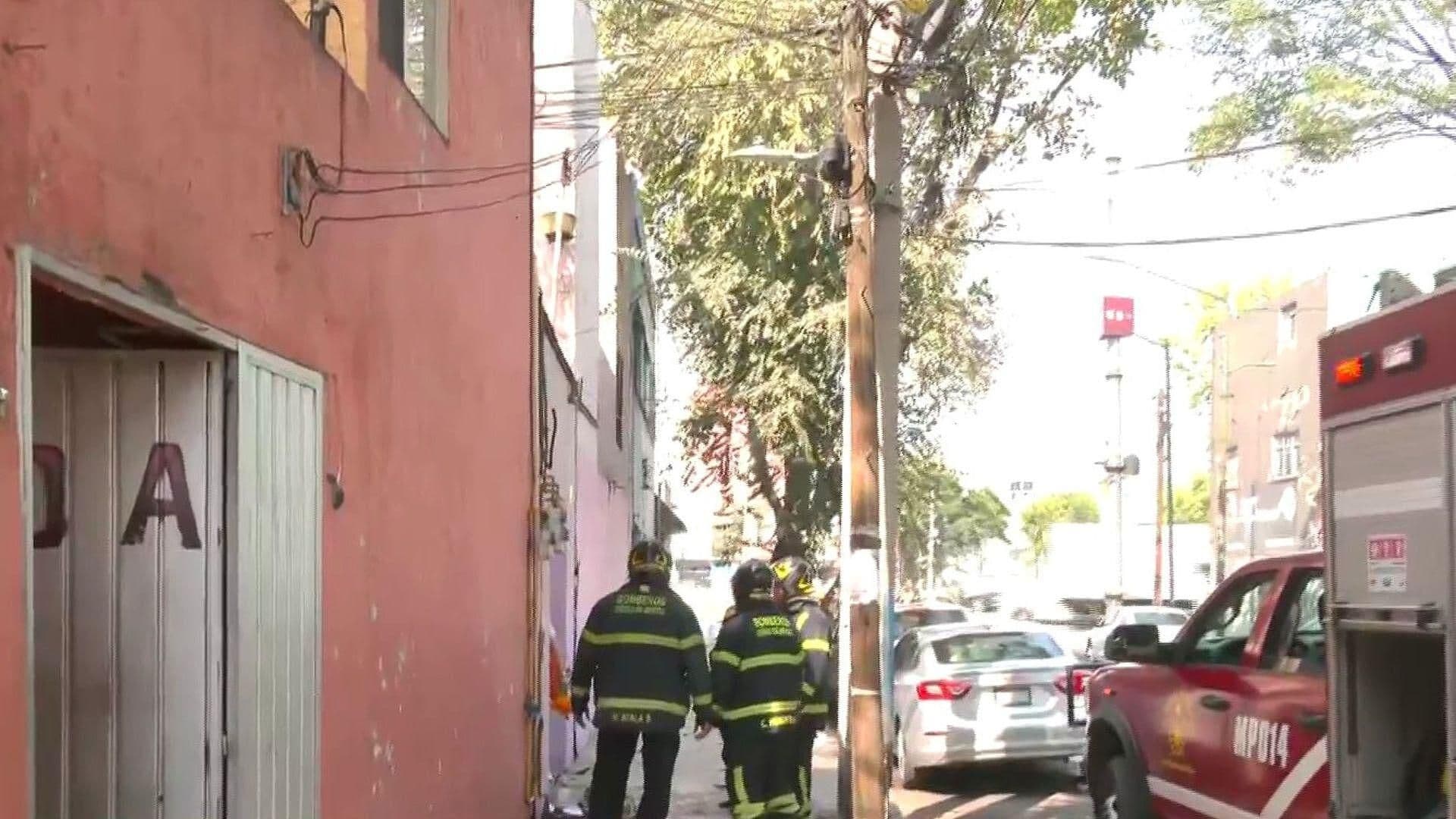 Bomberos Atienden Fuga de Gas en la Colonia Peralvillo, CDMX