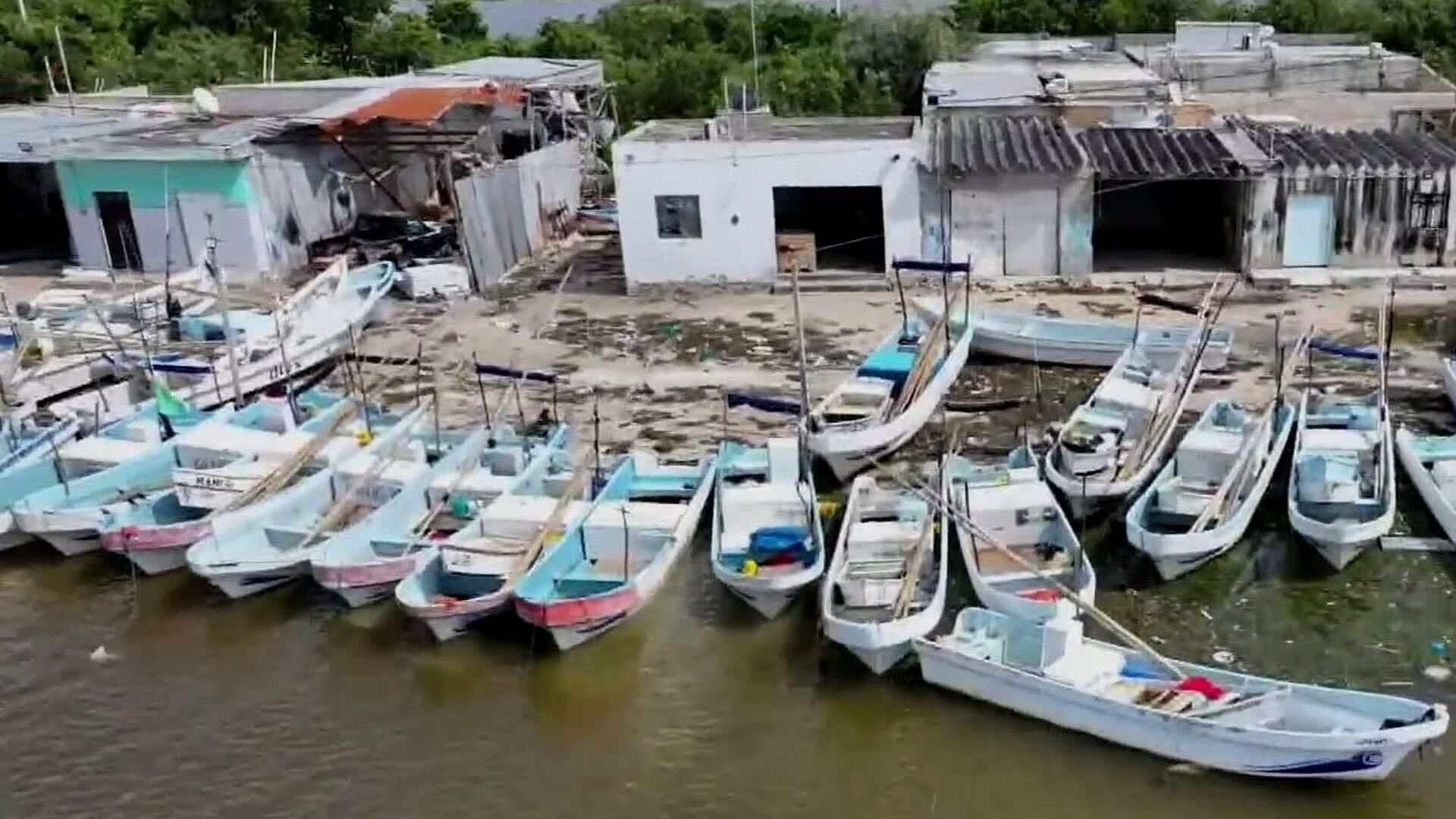 Pescadores de Celestún, Yucatán, Enfrentaron el Golpe del Huracán ‘Milton’ en Altamar