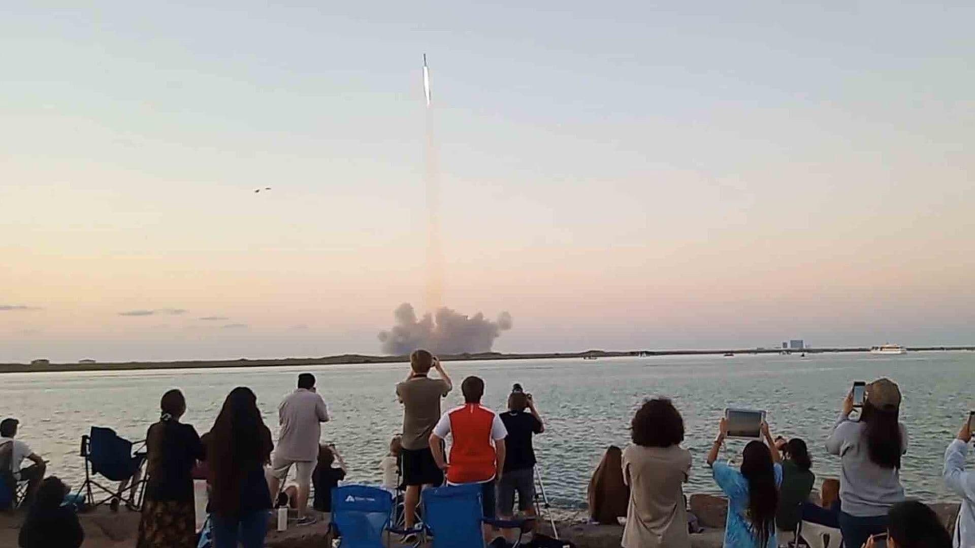 Así se Vivió el Quinto Lanzamiento de la Nave Starship en la Isla del Padre Sur, Texas