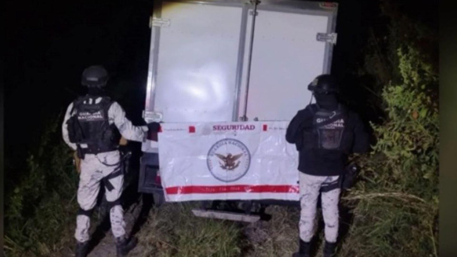 Elementos de la GN Aseguran en la Chona Dos Vehículos y Armas de Fuego