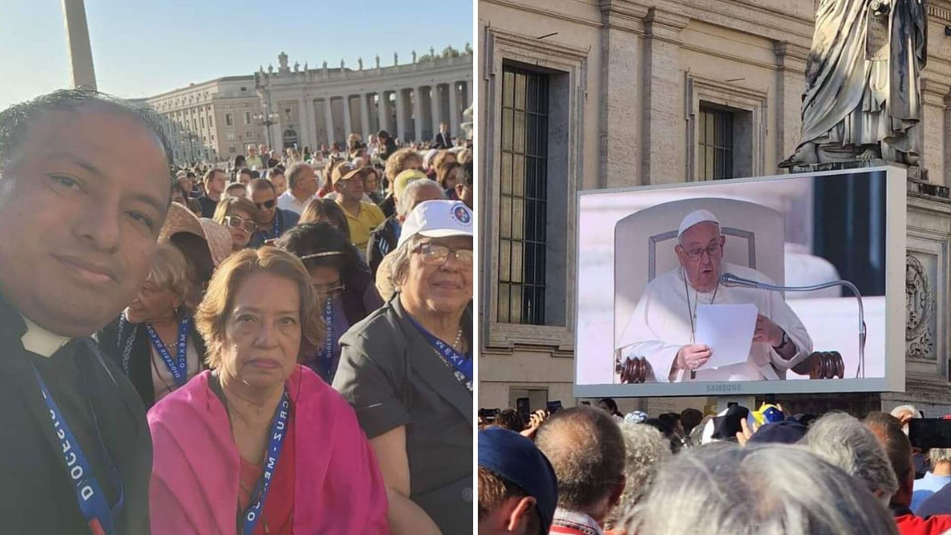 Feligreses y Sacerdotes Regresan de Israel a Audiencia con el Papa