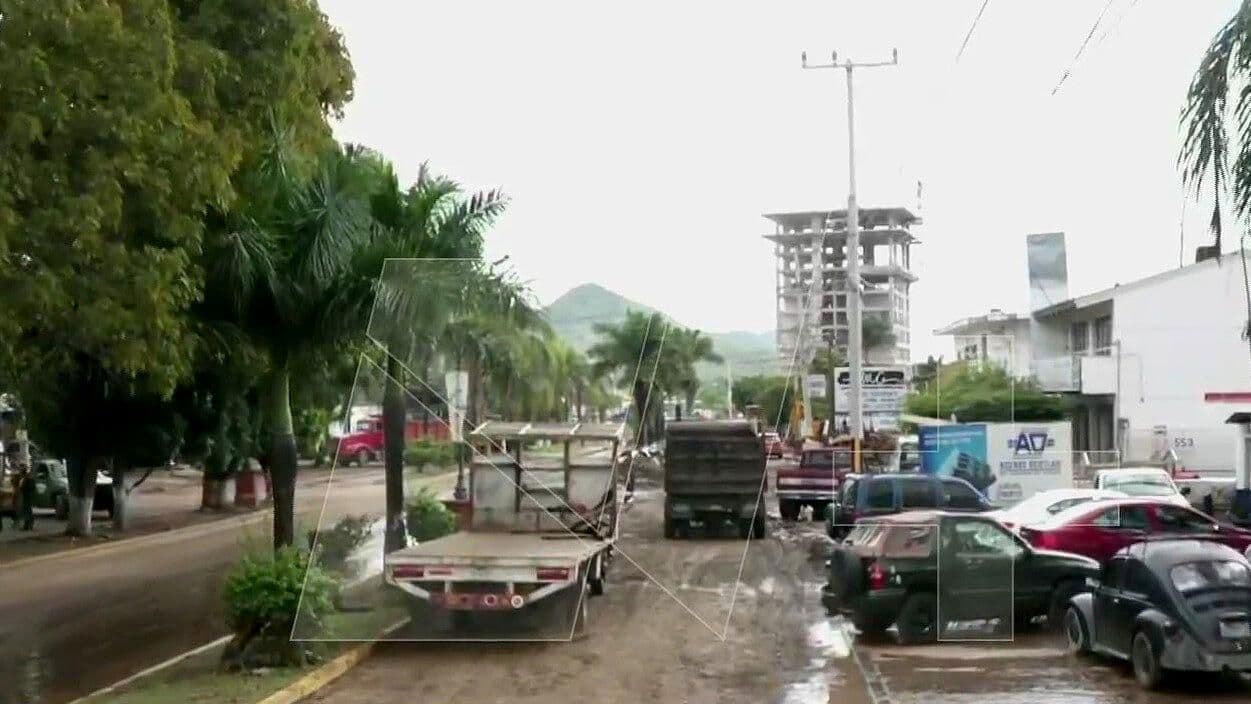 Dron Capta Estragos de "Lidia" en Tomatlán, Jalisco