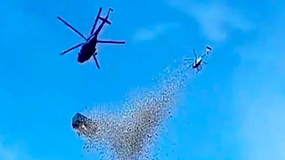 Video: Influencer de República Checa Lanza un Millón de Dólares Desde Helicóptero