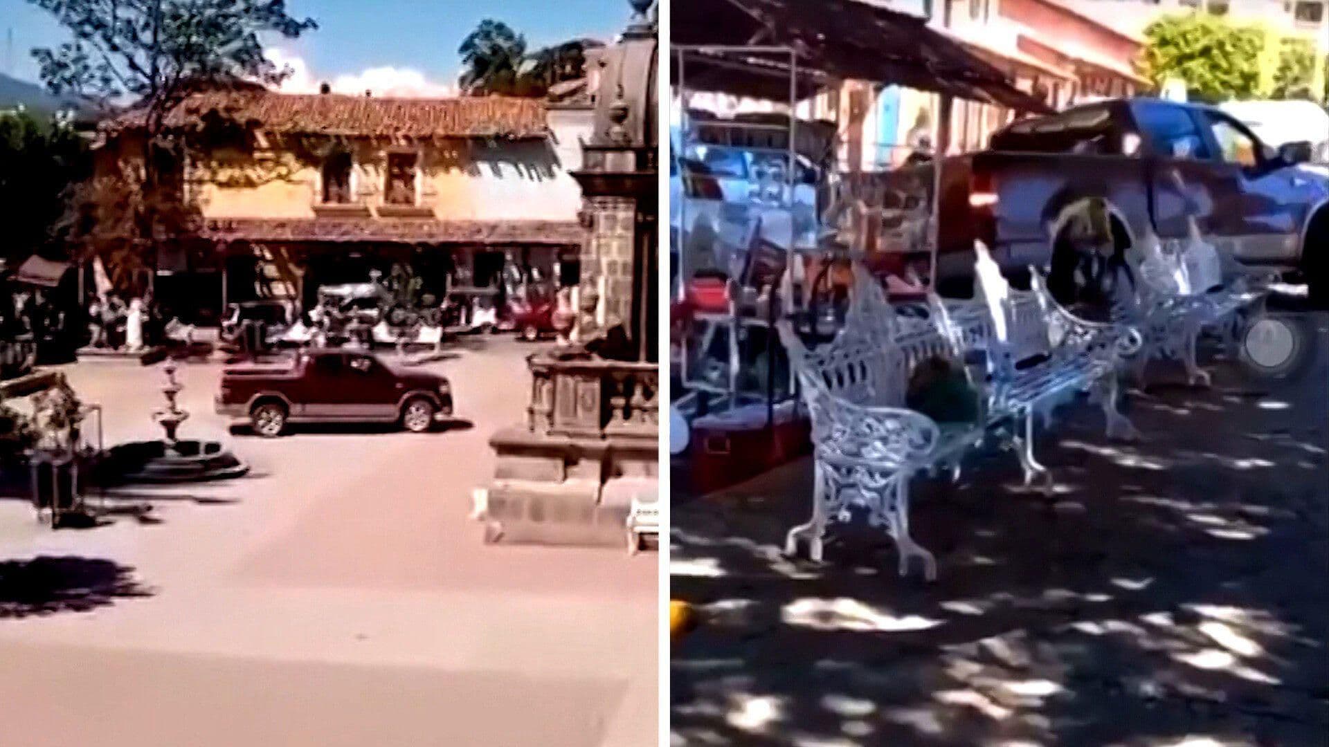 Conductor Drogado Embiste Puestos y Atropella Personas en Talpa de Allende