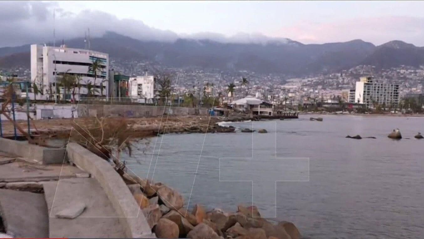 Así Se Ve la Bahía de Acapulco Tras el Retiro de Escombros por Otis