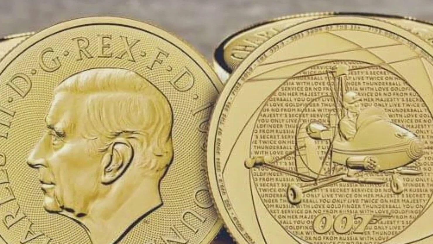 Lanzan Monedas de James Bond, el Agente 007, en Oro y Plata