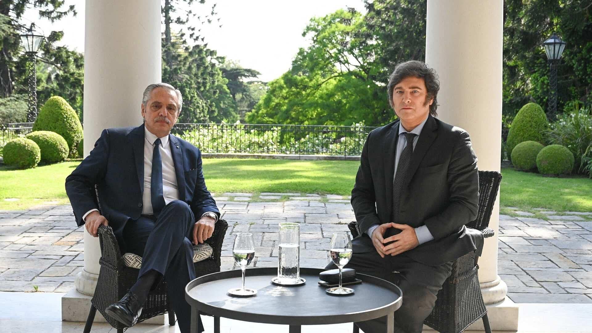 Javier Milei se Reúne con Alberto Fernández
