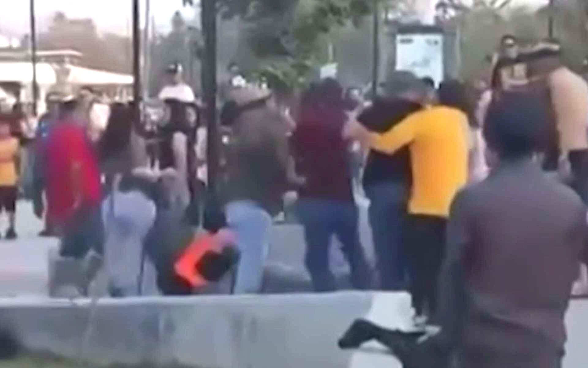 VIDEO: Riña entre Familias en Presa La Boca deja Tres Detenidos en Santiago, NL