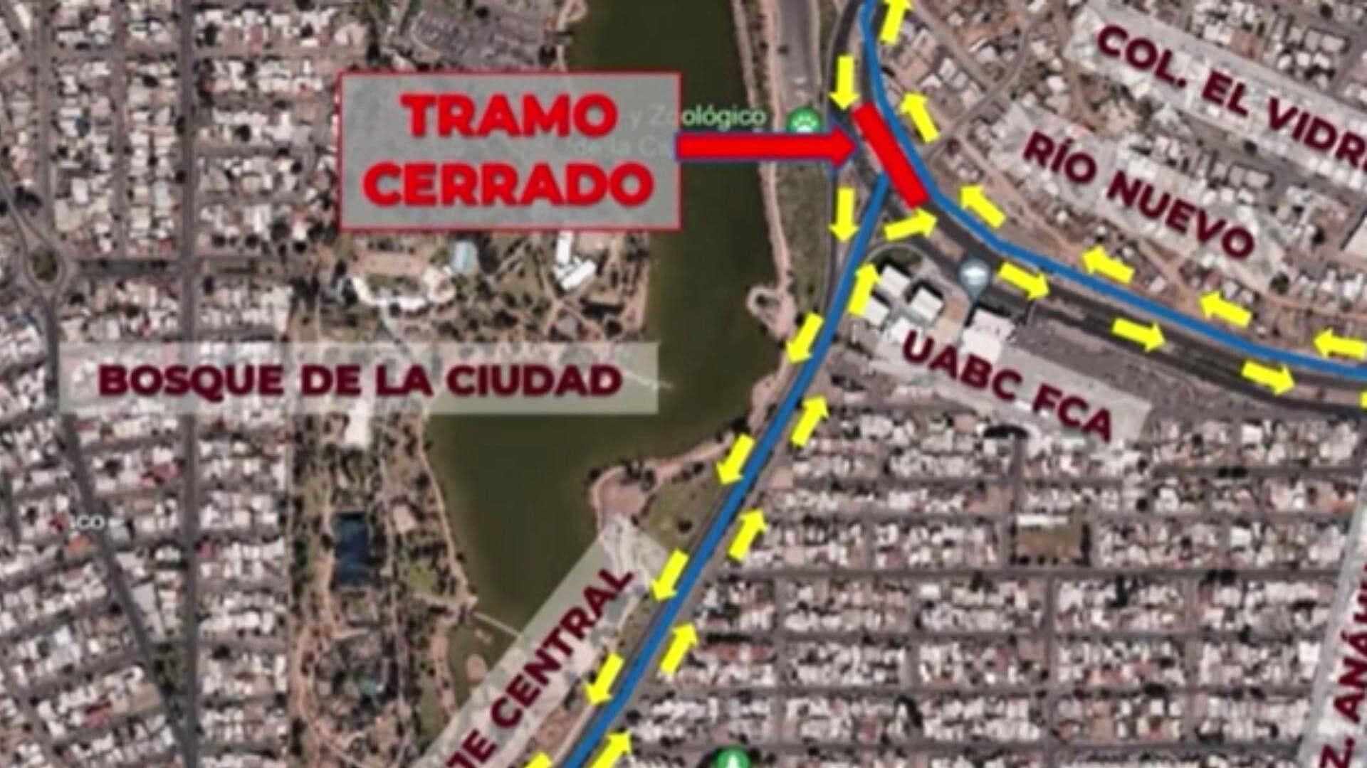 Cerrarán de Nuevo Circulación Sobre Río Nuevo en Mexicali; Tomen Precauciones