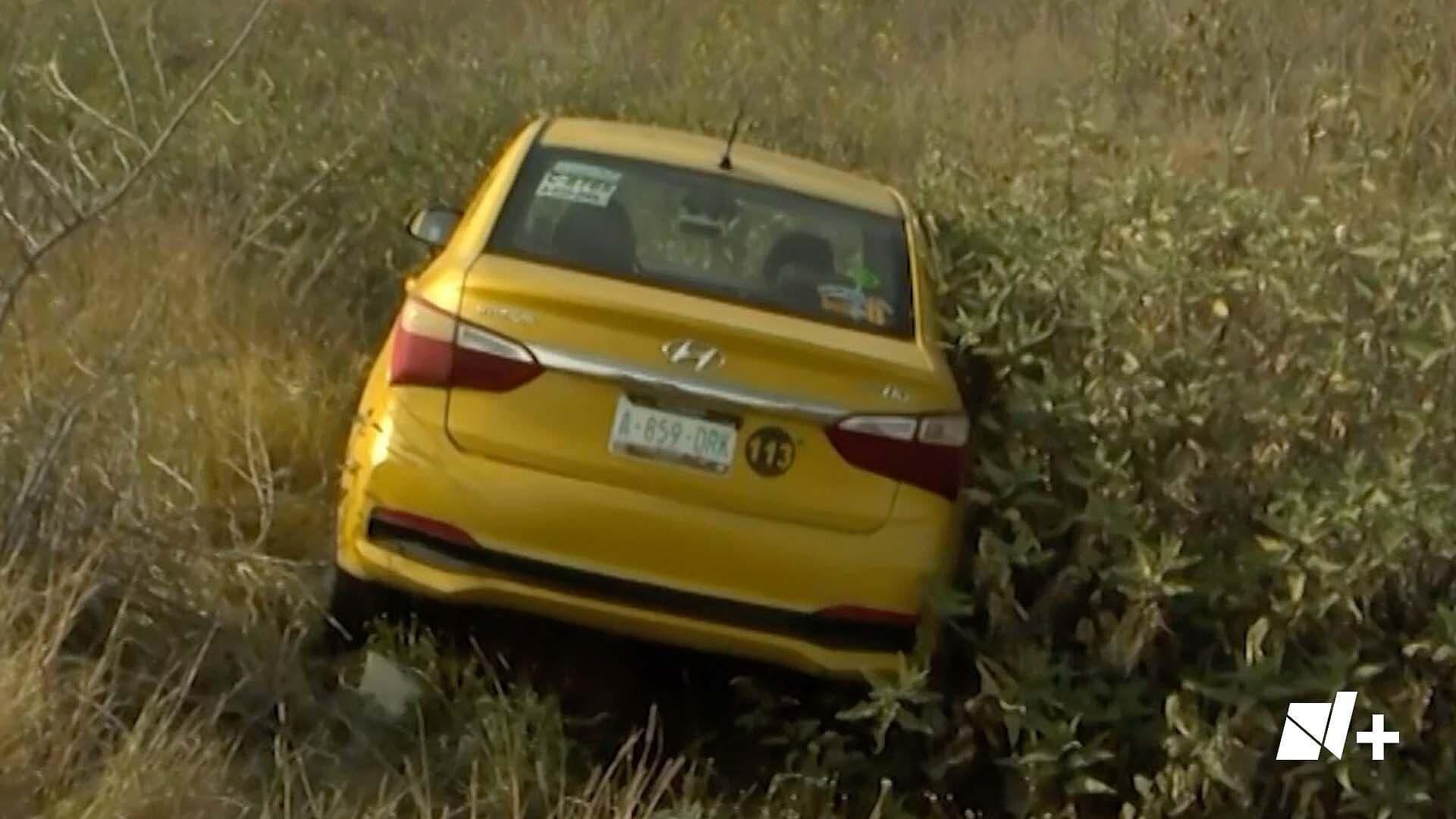 Taxi Termina en el Río Nazas al Salir "Volando" en Carambola