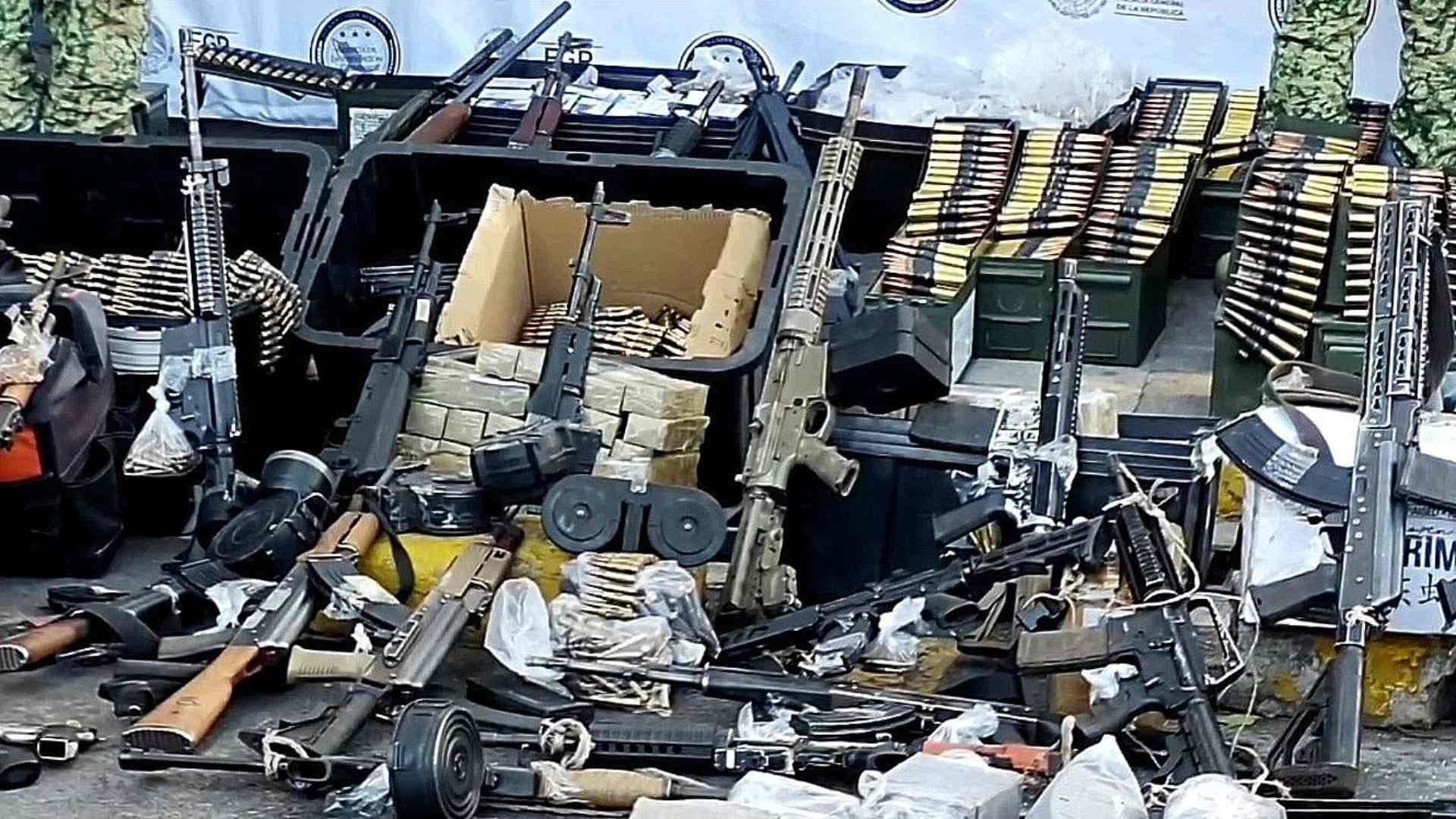 Aseguran Arsenal en Poncitlán, Jalisco, Mediante Cateo de la SEDENA