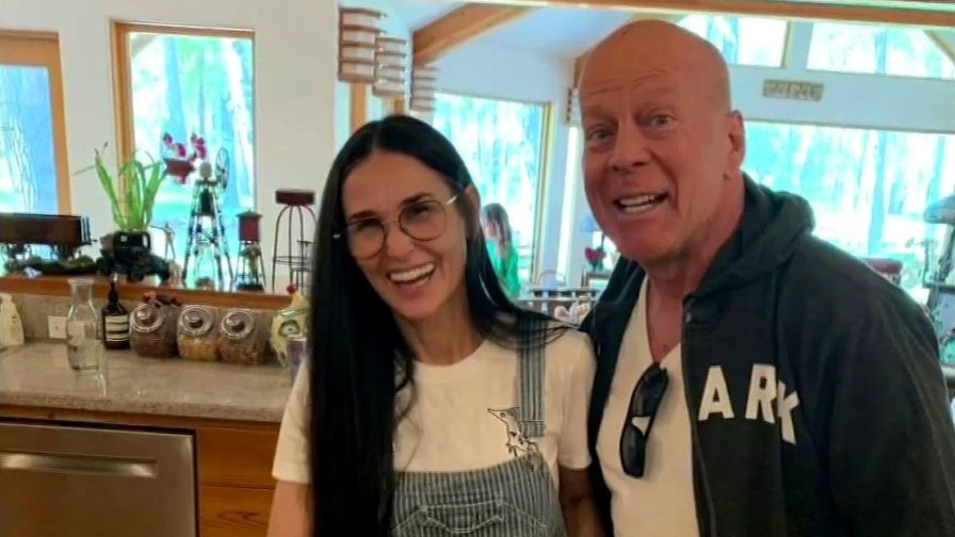 Demi Moore Se Muda a Casa de Bruce Willis para Darle Amor Hasta el Final