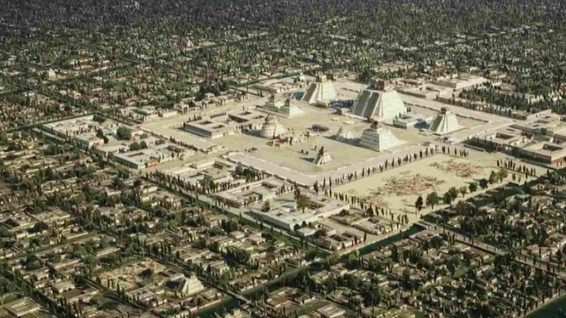 Recreación Digital de la Gran Tenochtitlan