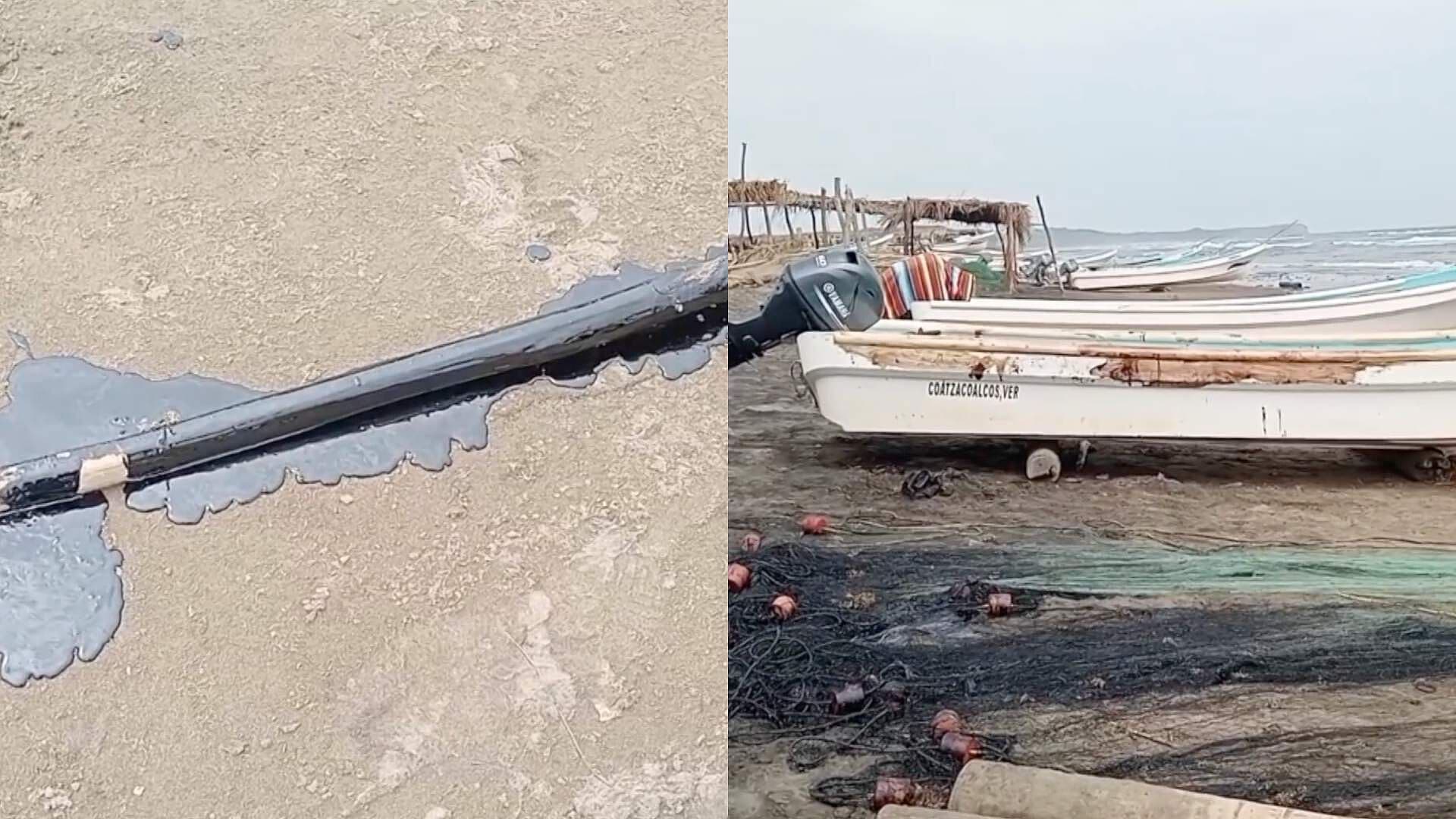 Restauranteros de Playa Linda Afectados por Derrame de Hidrocarburos en Pajapan, Veracruz