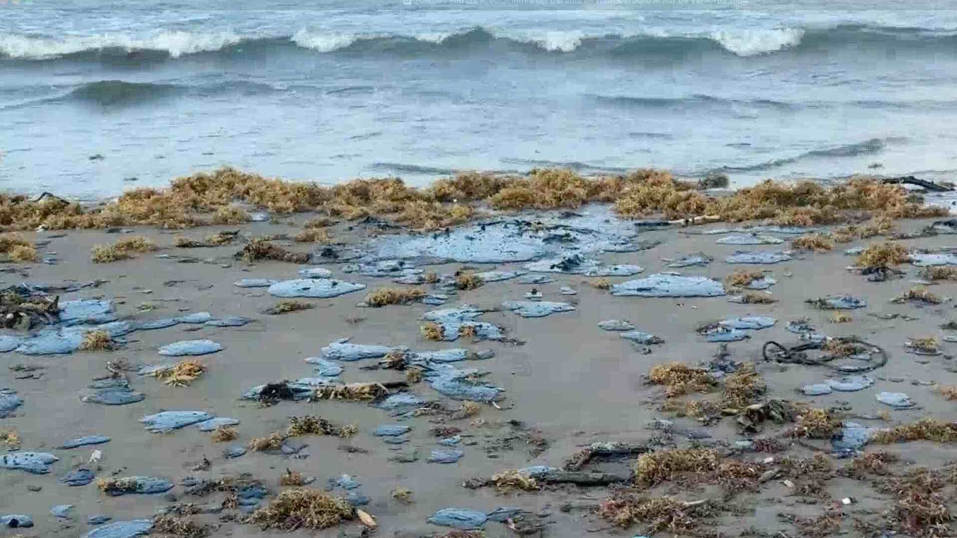 Así Lucen las Playas Serranas de Pajapan, Veracruz, a Tres Días del Derrame de Hidrocarburo
