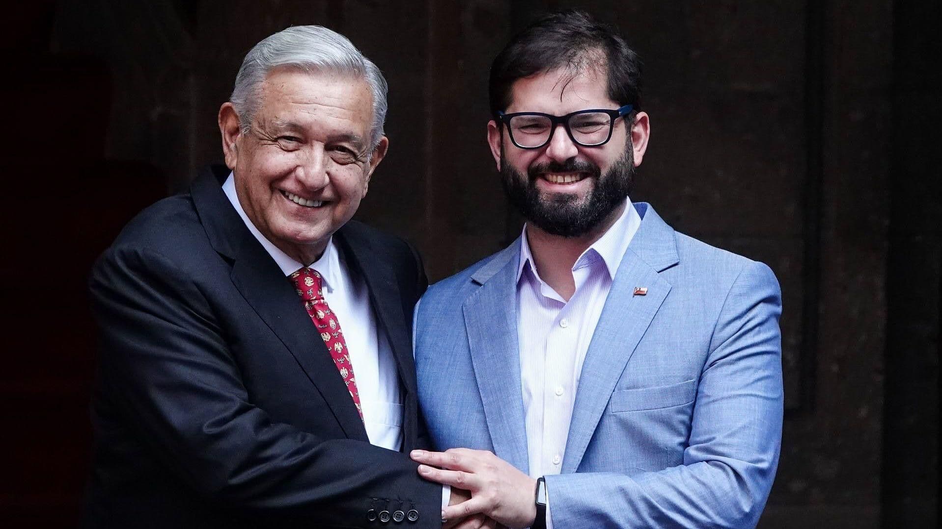 AMLO Recibe a su Homólogo de Chile, Gabriel Boric