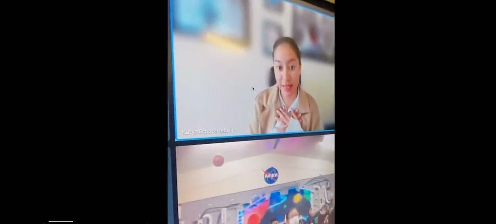 Viajan al Espacio Alumnos con Katya Echazarreta