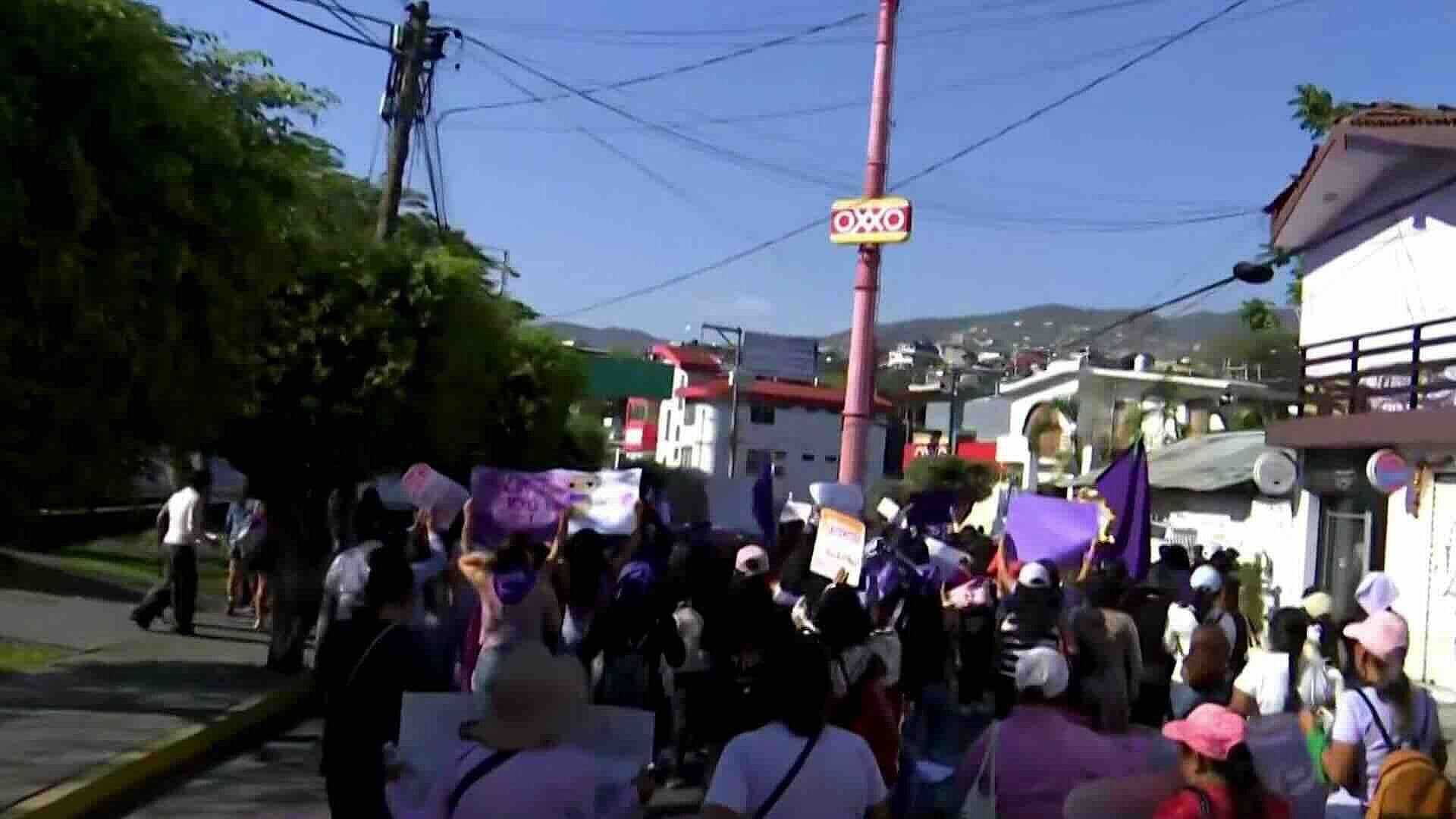 Chilpancingo, Guerrero, Se Hace Presente en Marcha del 8M por el Día Internacional de la Mujer