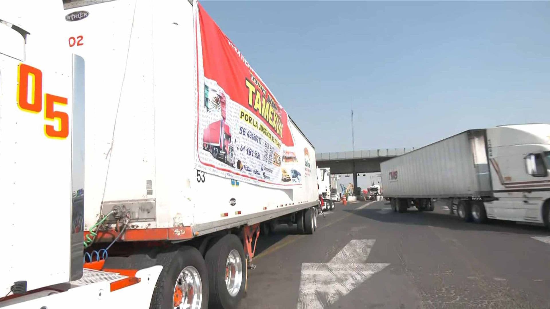 Transportistas Protestan en Caseta de Tepotzotlán Hoy 10 de Marzo de 2026