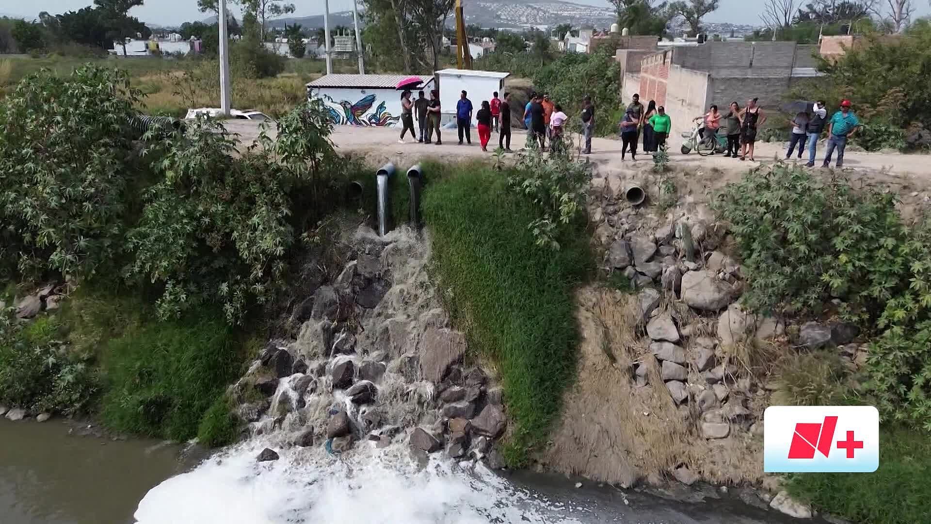 Vecinos Denuncian Descargas de Aguas Residuales en el Arroyo Seco
