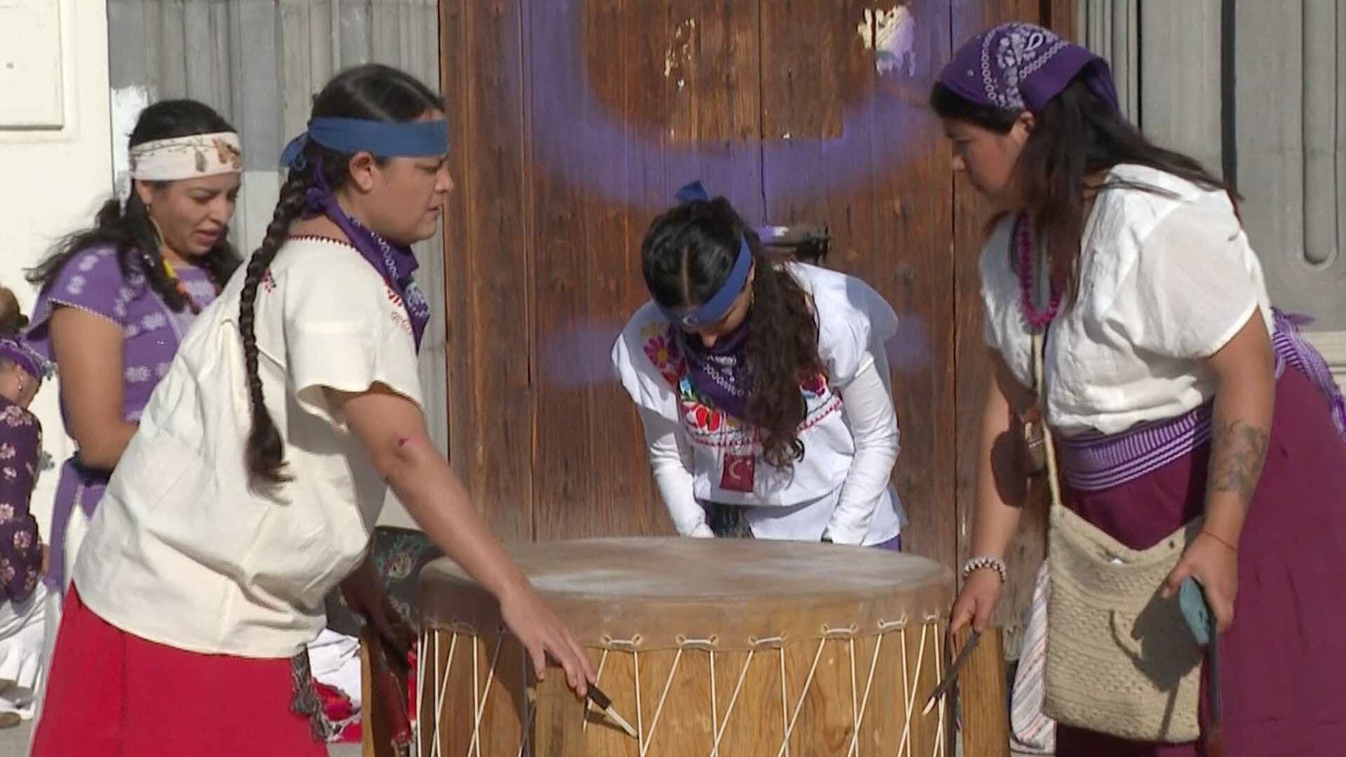 Mujeres del Grupo Flores del Desierto Ofrecen Ceremonias Espirituales en Hermosillo