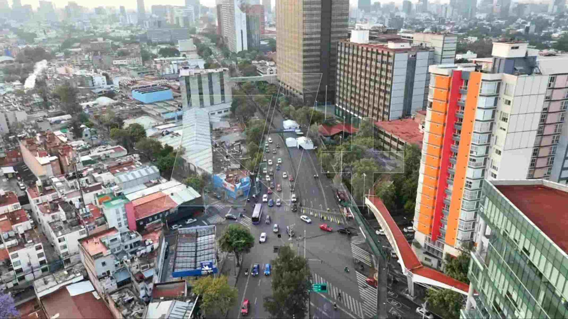 Retiran Bloqueo en Marina Nacional; Así se Ve la Circulación Desde el Aire