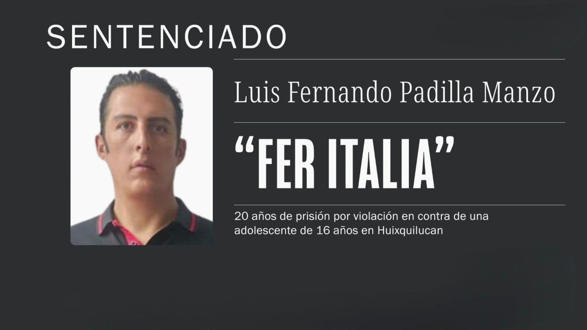 Creador de Contenido Fer Italia es Sentenciado a 20 Años de Cárcel por Abuso Sexual a Menor en Edomex