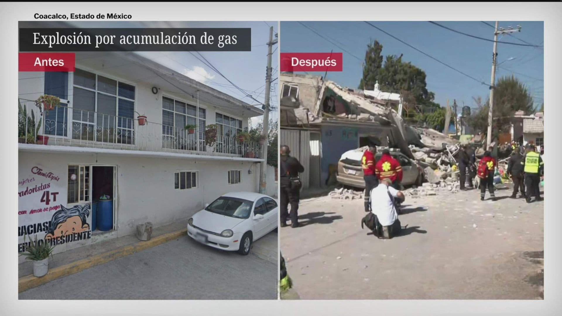 Explosión de Gas Hoy en Coacalco: Así Se Ve el Antes y Después de la Casa Destruida en Edomex