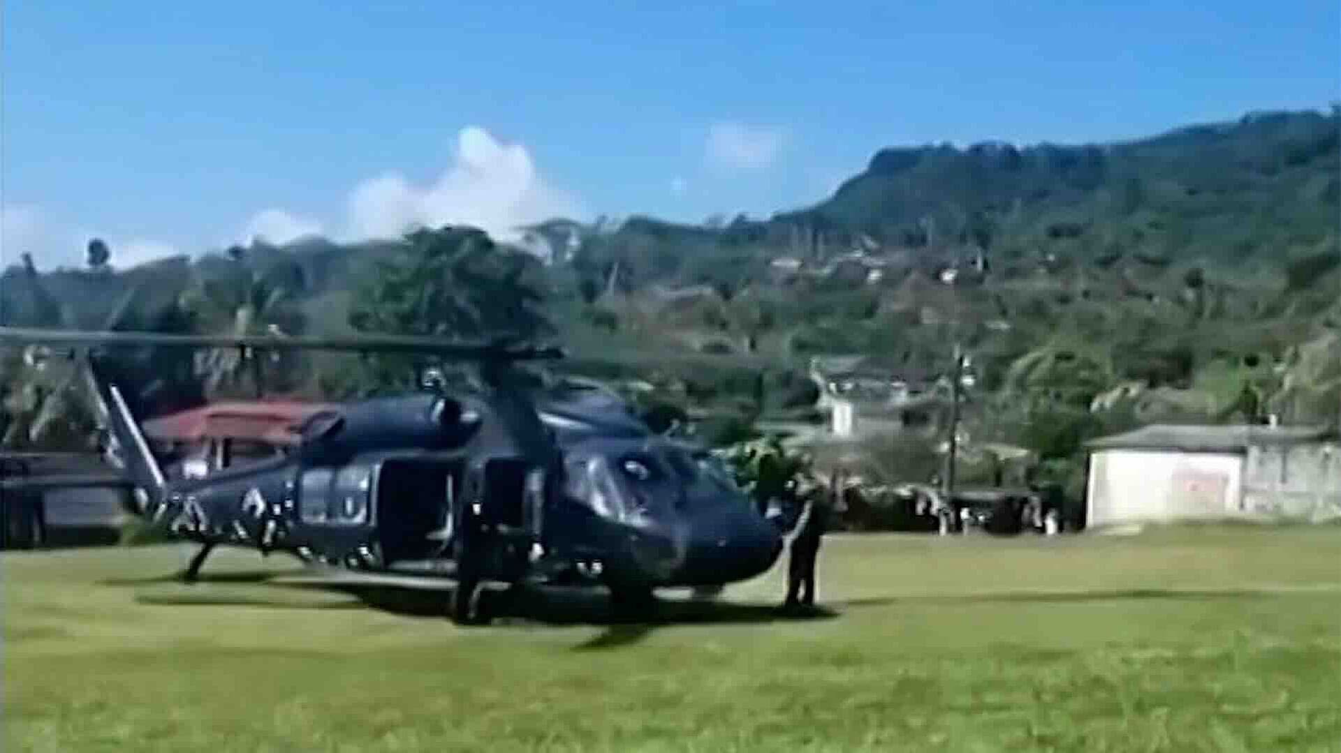 Helicóptero Black Hawk Provoca Daños en Viviendas en Comunidad Zaragoza en Tapachula