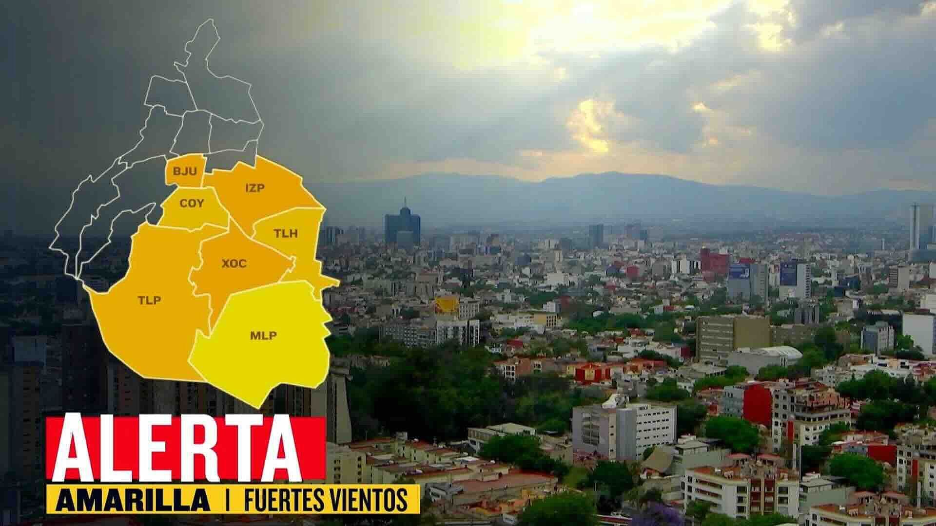 Alerta Amarilla por Fuertes Vientos en 7 Alcaldías de la CDMX | N+ FORO ...