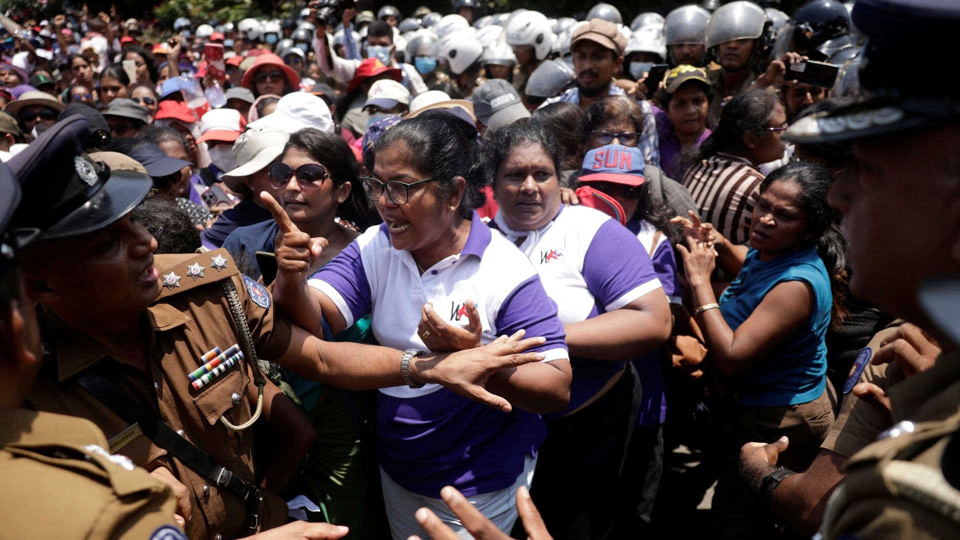 Gobierno de Sri Lanka Reprime Marchas del 8M