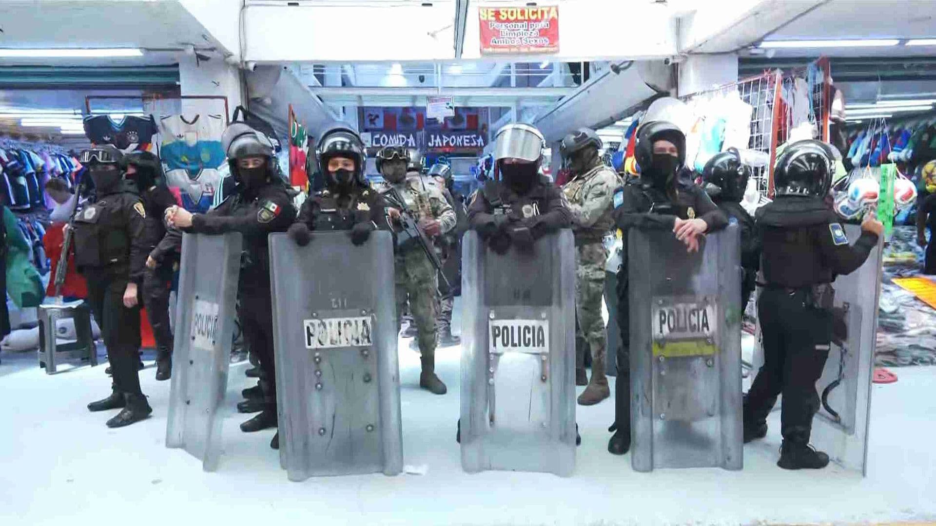 Despliegan Fuerte Operativo en Tepito, CDMX, por Playeras "Pirata" del Mundial 2026