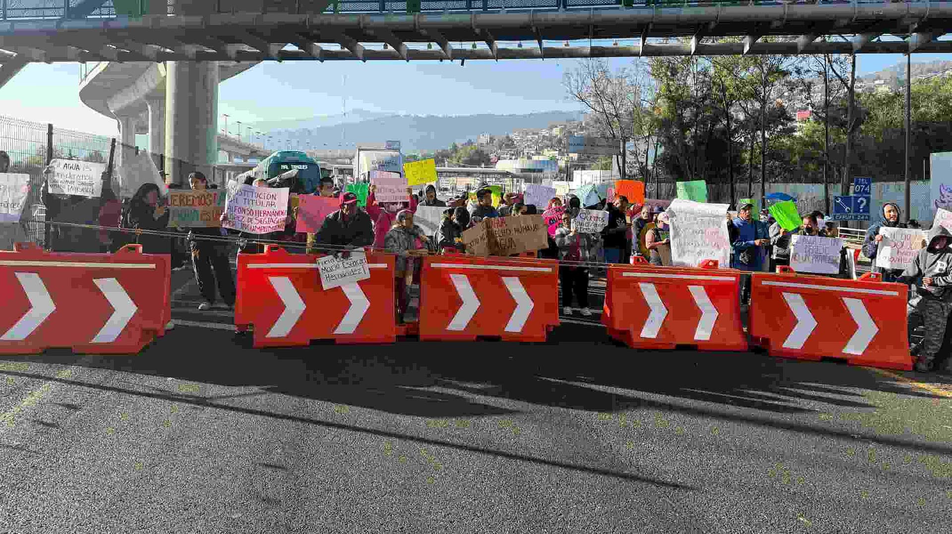 Bloqueo Hoy en la México-Cuernavaca por Falta de Agua: Esta es la Zona Afectada en Ambos Sentidos