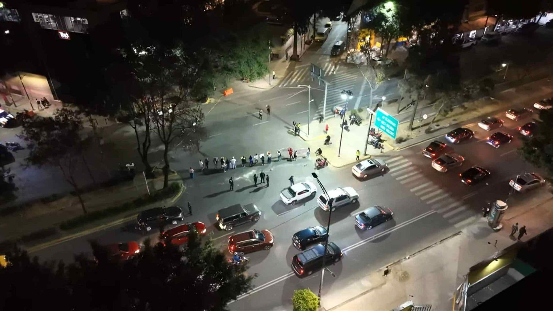 Desde el Aire: Así se Ve el Bloqueo en Marina Nacional en la Miguel Hidalgo, CDMX