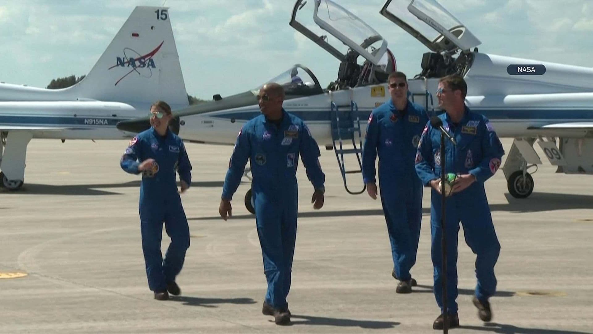 Llegan a Florida Astronautas Seleccionados para la Misión Artemisa II