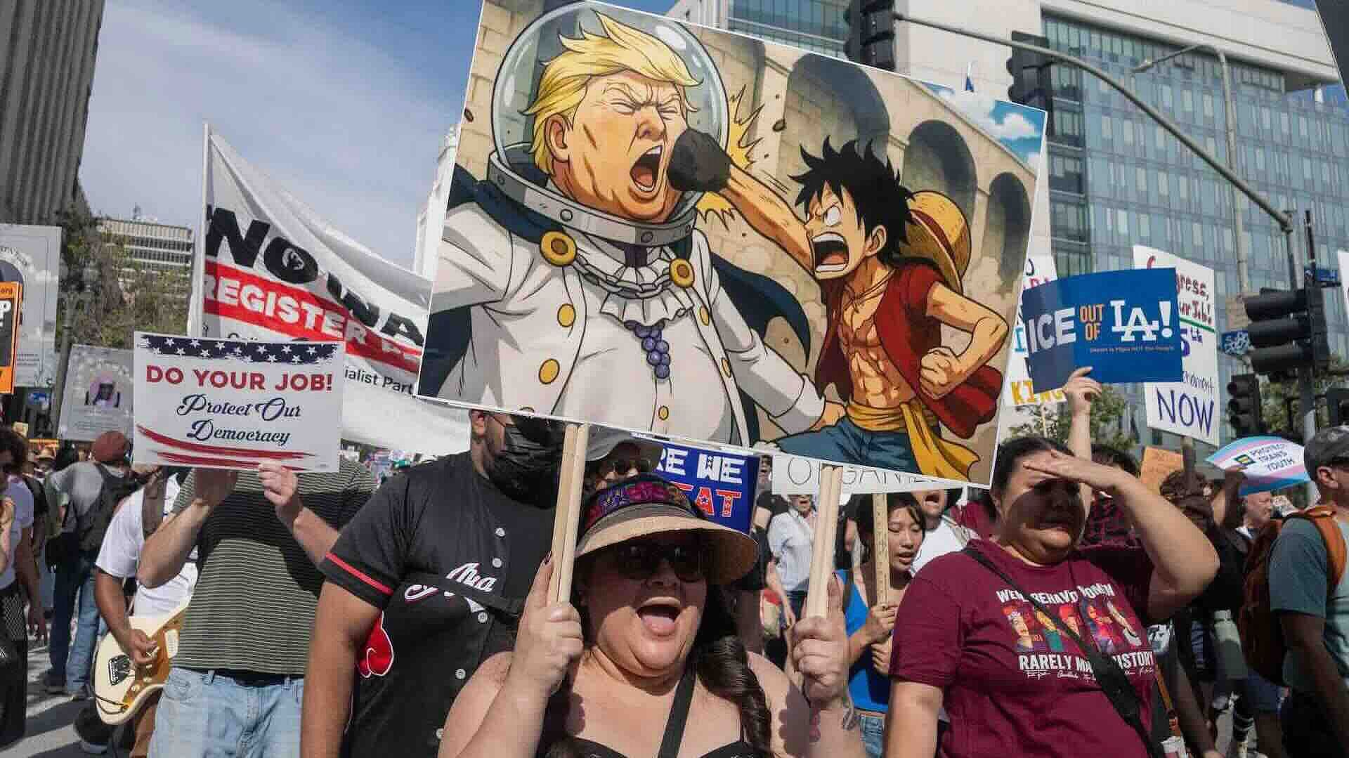 Masivas Protestas en EE. UU. Exigen Cambios al Gobierno de Donald Trump