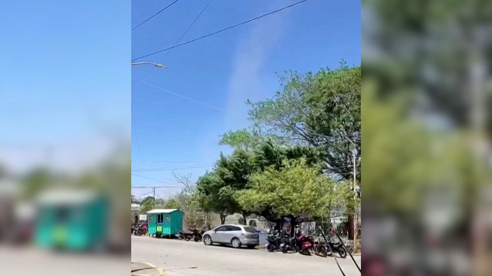 Remolino Sorprende en Campo de Futbol Milenio de Pijijiapan, Chiapas