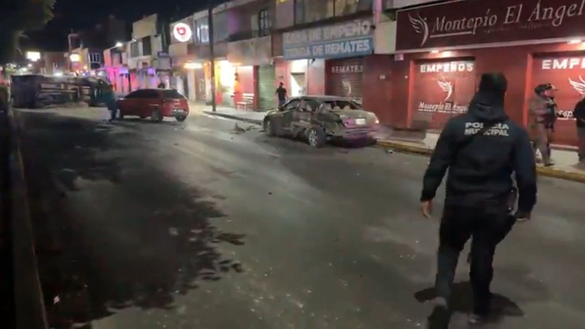 Se Desata Persecución y Balacera entre Particulares en Tecamachalco, Puebla