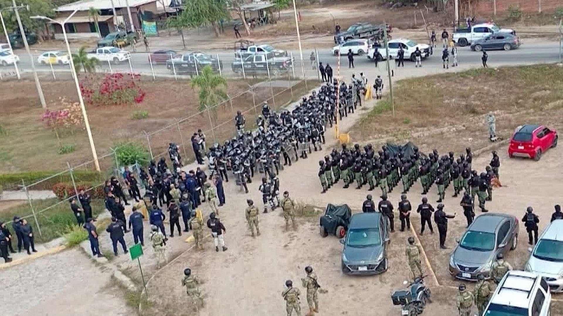 Van 16 Reos Detenidos por Riña en Penal de Puerto Vallarta tras Fuga de 23 Internos