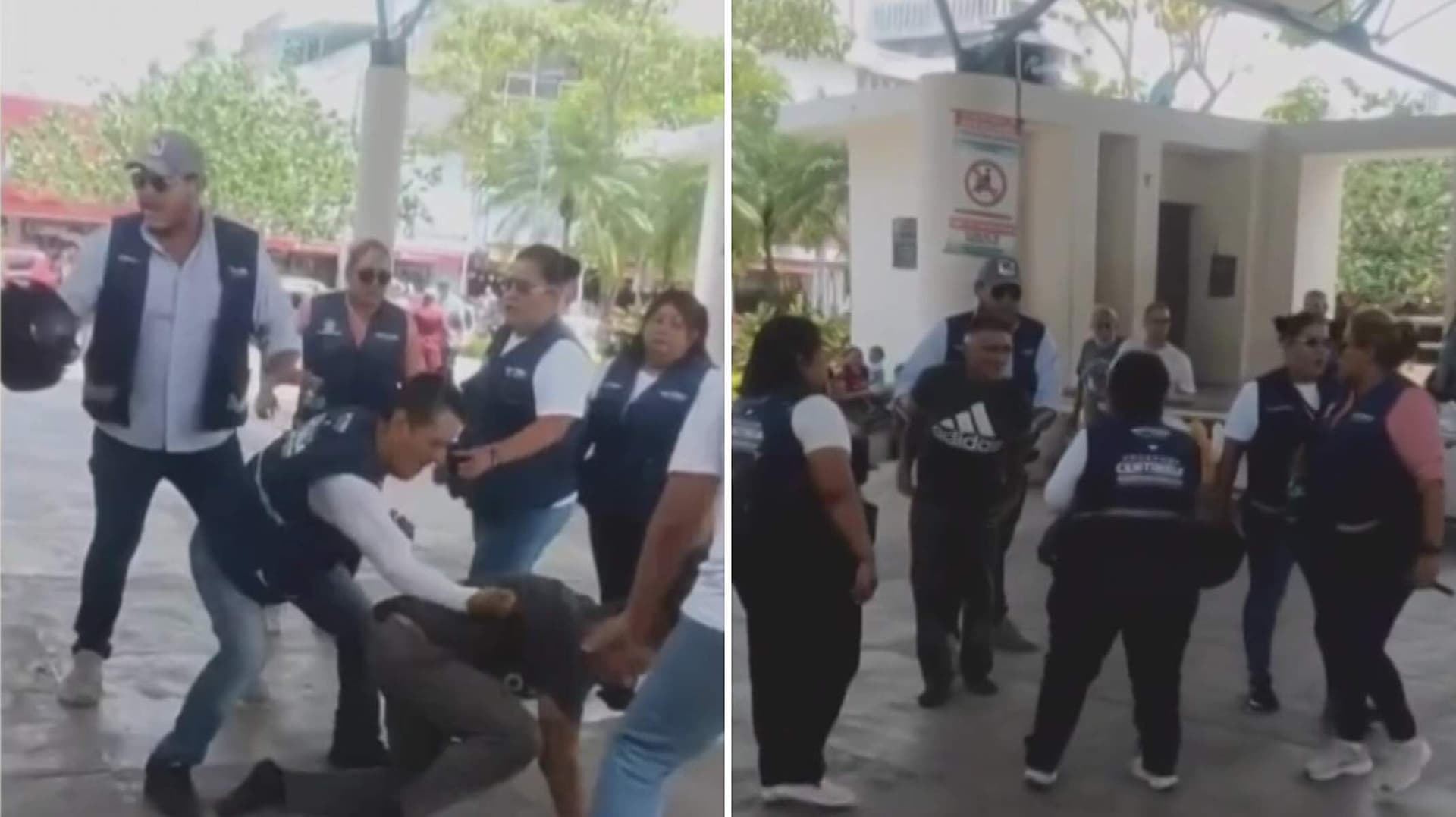 VIDEO | Empleados Municipales y Migrantes Cubanos se Enfrentan a Golpes en Tapachula, Chiapas