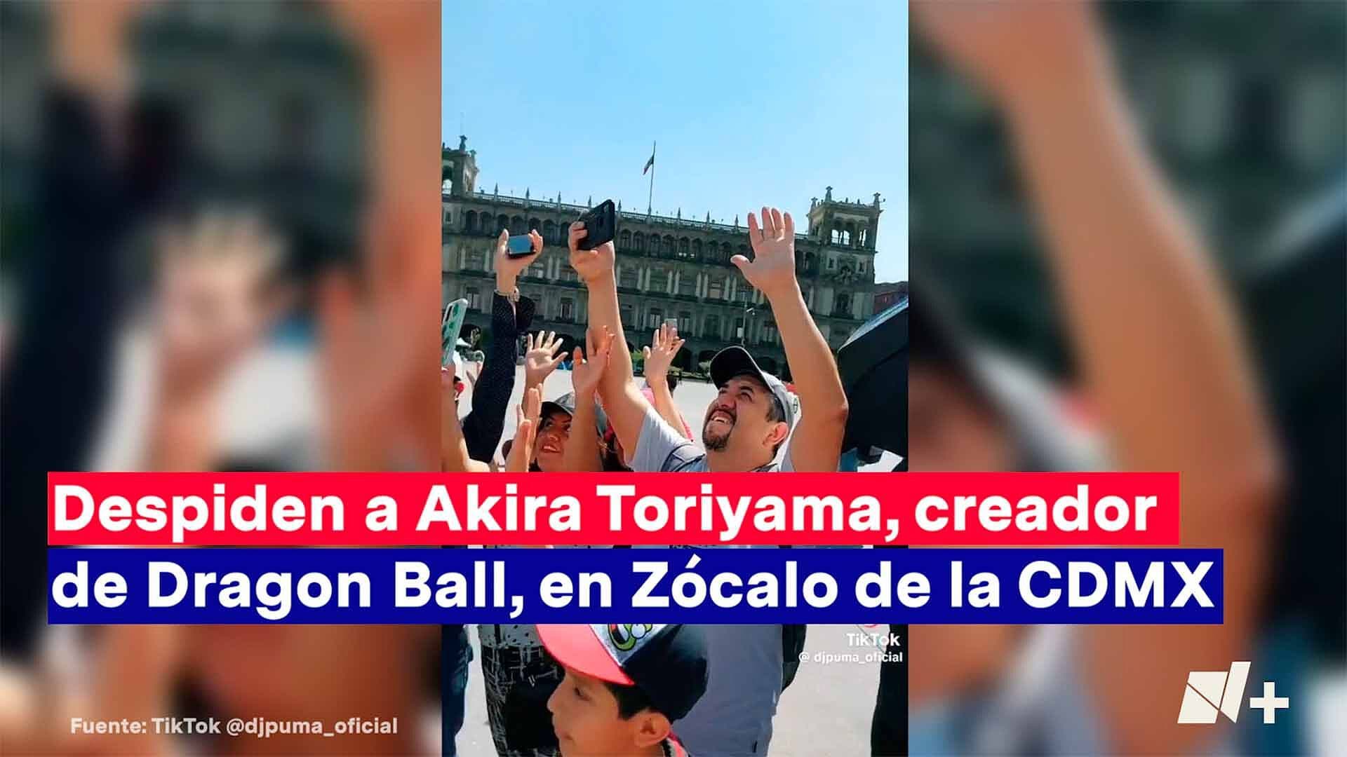 ¡Adiós Akira Toriyama! Mexicanos Realizan Genkidama de Goku en Pleno Zócalo