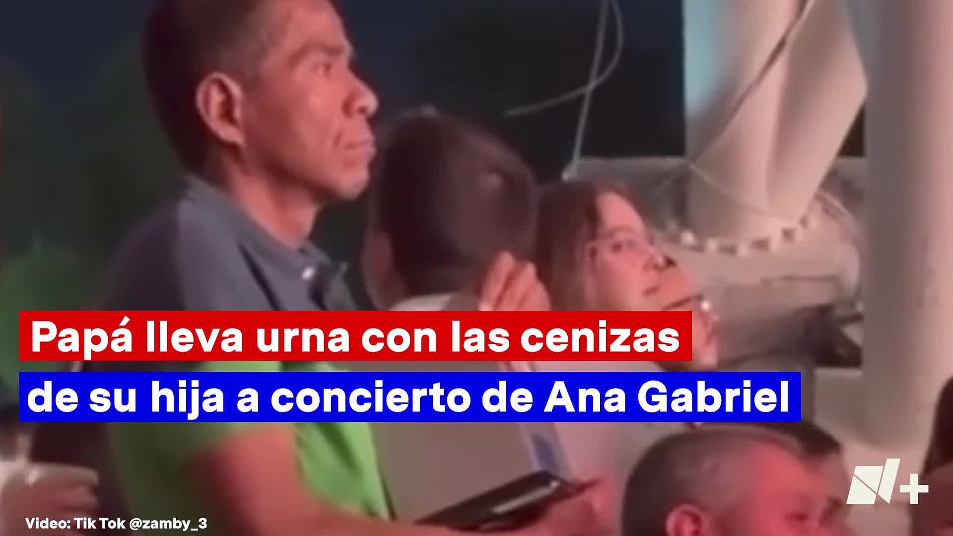 Papá Lleva Urna con las Cenizas de su Hija a un Concierto de Ana Gabriel
