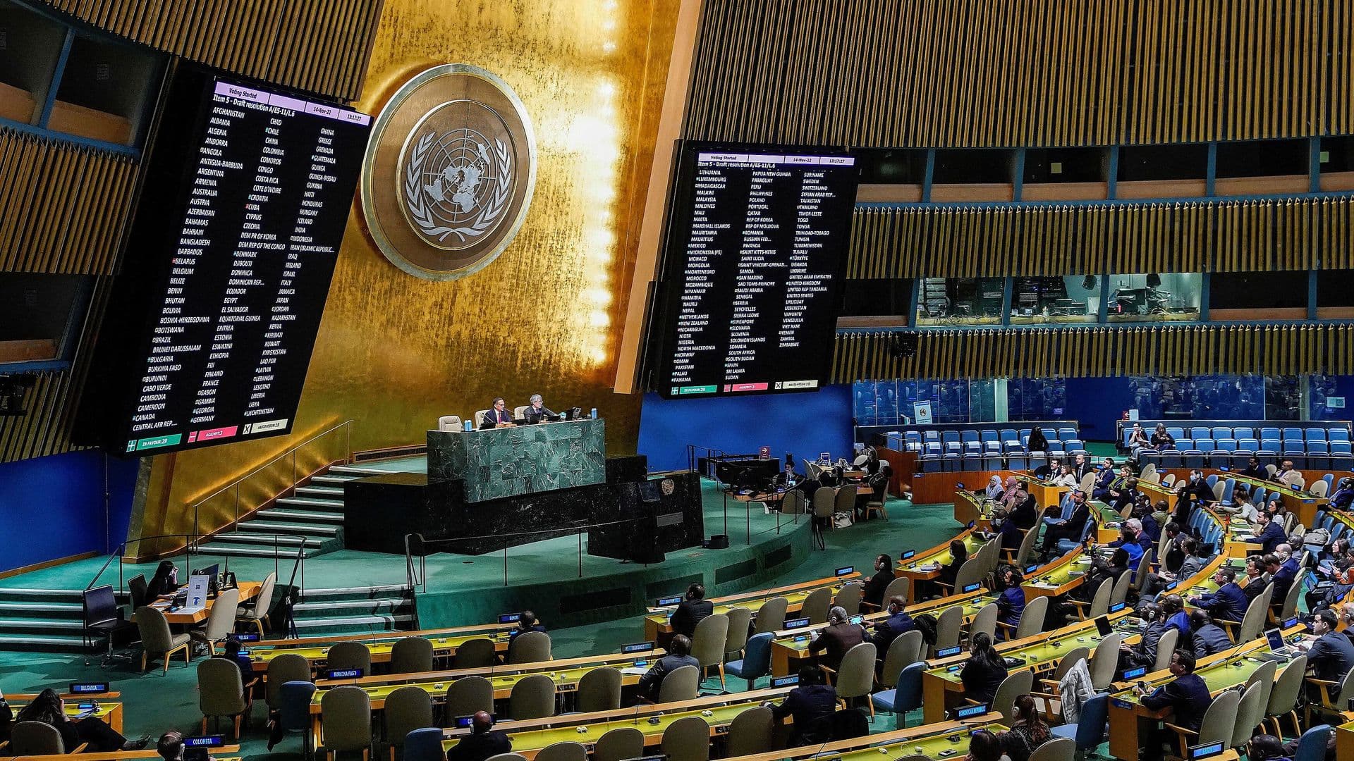 Condena Internacional a Rusia en la ONU y en Cumbre del G20