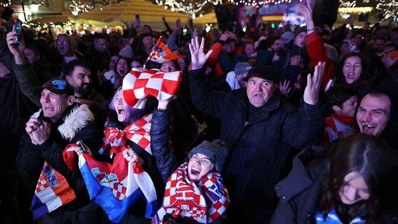 Celebran en Croacia el Triunfo sobre Brasil
