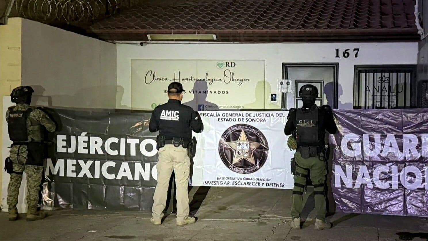 Catean Inmueble Cd. Obregón, Sonora: Aseguran Soluciones Salinas Intravenosas y Medicamentos
