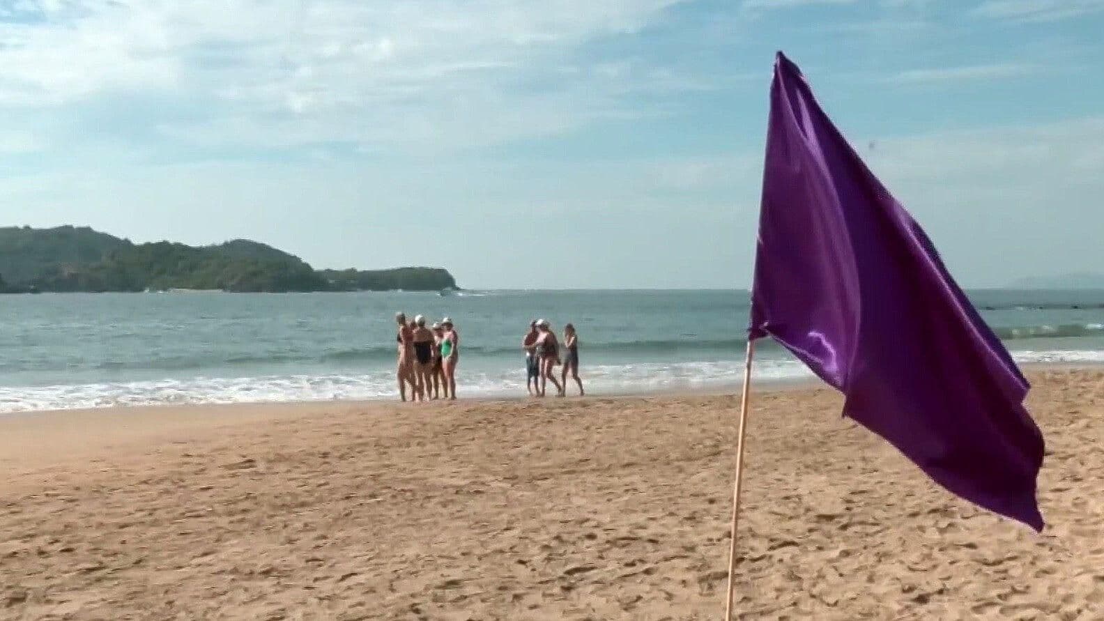 En Inicio de Temporada Vacacional, Ixtapa, Cierra Playa por Ataque de Animal