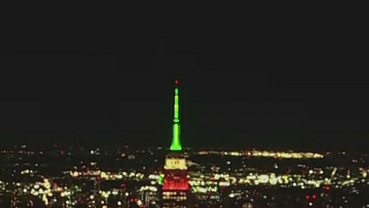 Empire State de Nueva York se Pinta de los Colores de México